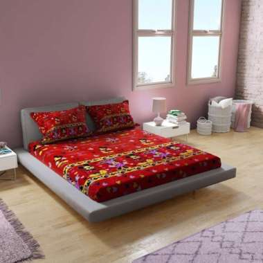 Sprei motif karakter anti luntur ukuran 90x200 100x200 120x200 160x200 LP 200x200cm mickey mmouse