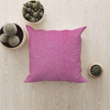 Sarung bantal Sofa Embos Resleting Elegan 40x40 cm Sarung Bantal Sofa LP 30x30cm BublePink