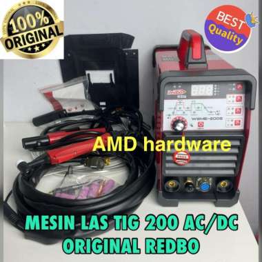 MESIN LAS TIG200 ACDC Travo Las Aluminium GAS Argon REDBO WSME200S / STAR WELD AC DC MMA TIG 200 Amp
