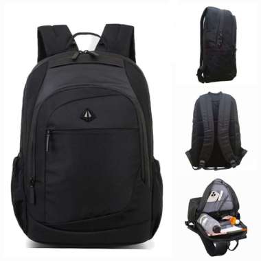 Tas ransel Alto original Tas sekolah anak laki laki Sd Smp Sma Kuliah - Hitam 73957 Hitam 78657