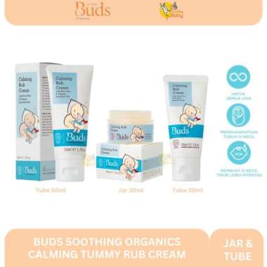 Buds Soothing Organics Calming Tummy Rub Cream 50ML SET 2PCS