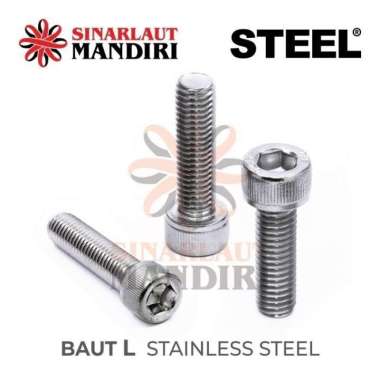 Baut L Stainless Steel / Socket Head Cap Screw M 20 x 80