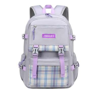 Tas Ransel Sekolah Anak Motif ZM BABY Tas Ransel Anak Perempuan - Hitam Abu-abu