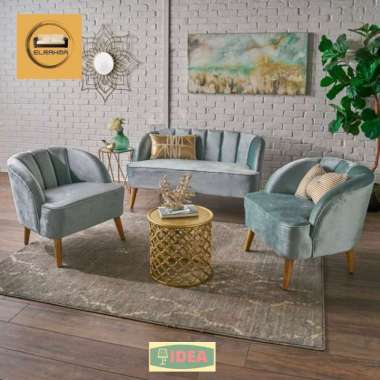 IDEA - Sofa Kursi Ruang Tamu Modern 211 Seat Retro Elegant Berkualitas Premium