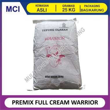 (KHUSUS GOSEND/INSTANT) PREMIX SUSU BUBUK FULL CREAM WARRIOR - 1 BAG 25 KG