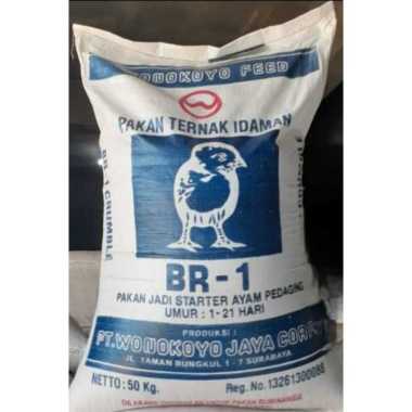 1 Kg Pakan Ayam Buras BR - 1 Idaman Pedaging Starter BW 1 BR 1 WN Wonokoyo Jaya Corp 511D 511B Growt