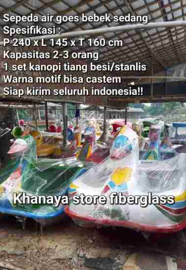 Pabrik perahu bebek gowes,sepeda air goes bebekan,bebek gowes fiber,perahu fiber,perahu wahana air!