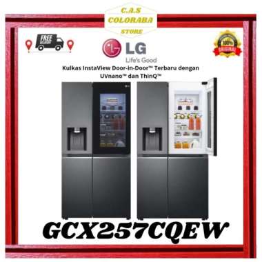 Kulkas Lg Gcx257Cqew Kulkas Side By Side Gc-X257Cqew Gcx257 Gc-X257 Multicolor
