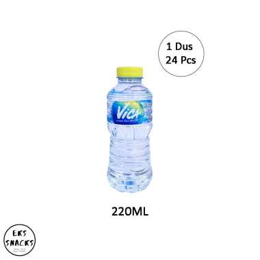 VICA 220ML - Air Mineral Botol Kecil Mini [1 Dus 24 Botol]