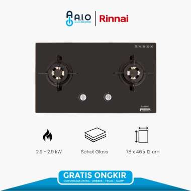 RINNAI - KOMPOR TANAM 2 TUNGKU - RB - 712N(GB)
