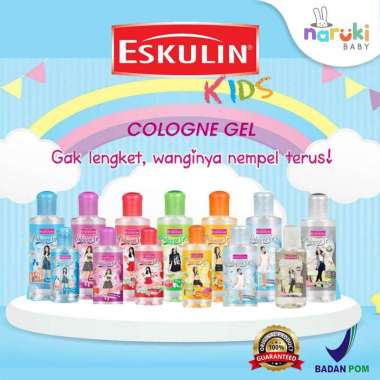 Eskulin Cologne Gel 50mL 100mL Parfum Anak Remaja - Sday 50mL Sday - Romantic