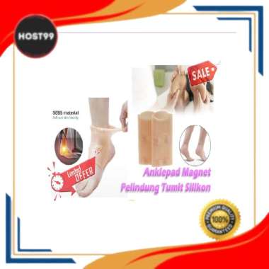 DH - ANKLEPAD MAGNET - PELINDUNG TUMIT SILIKON MAGNETIC TERAPI 0693