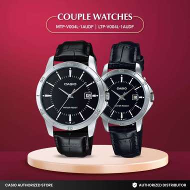 Jam Tangan Couple Casio MTP-V004L-1AUDF x LTP-V004L-1AUDF