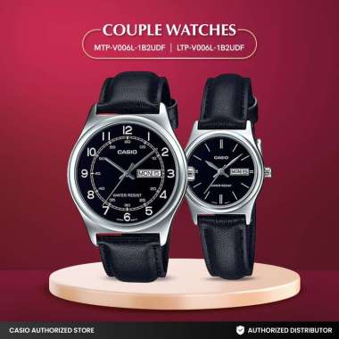 Jam Tangan Couple Casio MTP-V006L-1B2UDF x LTP-V006L-1B2UDF