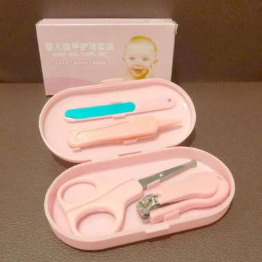 Nail care set baby nail scissor nail clipper nose tongs with box