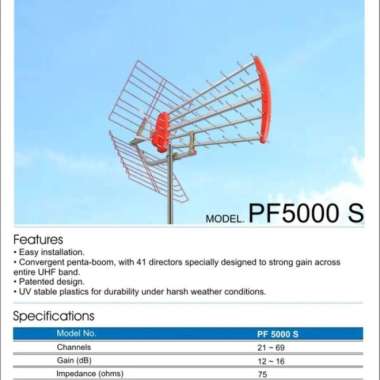 Antena Digital Pf5000 / Pf 5000 / Pf Goceng 100% Ori Diskon Multicolor
