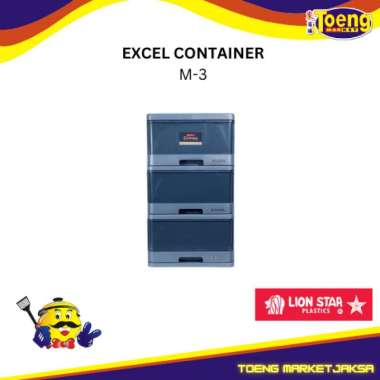 LEMARI PLASTIK / EXCEL CONTAINER M-3 LION STAR