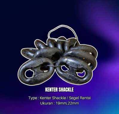 Segel rantai / Kenter shackle / Sambungan rantai jangkar Kenter Shackle 19mm