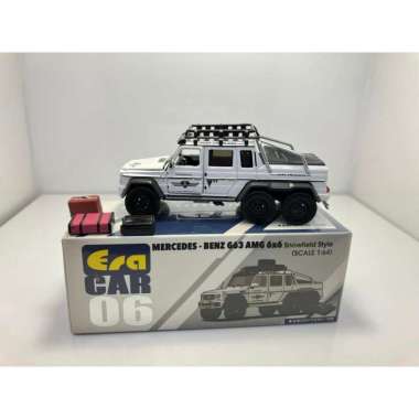 1/64 ERA CAR MERCEDES BENZ G63 AMG 6X6 WHITE