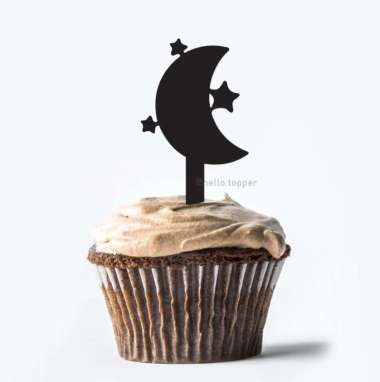 Cake Topper Halloween Hiasan Kue Halloween Topper Akrilik Cupcake 01
