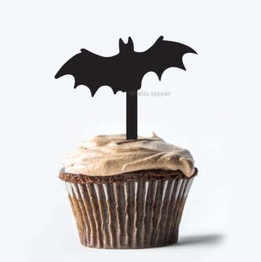 Cake Topper Halloween Hiasan Kue Halloween Topper Akrilik Cupcake 02