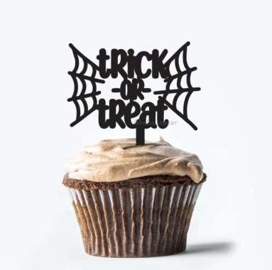 Cake Topper Halloween Hiasan Kue Halloween Topper Akrilik Cupcake 04