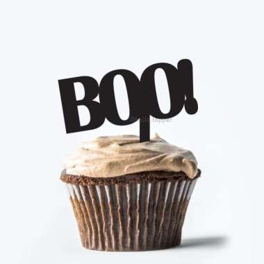 Cake Topper Halloween Hiasan Kue Halloween Topper Akrilik Cupcake 06