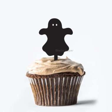 Cake Topper Halloween Hiasan Kue Halloween Topper Akrilik Cupcake 07
