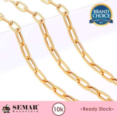 Kalung Emas Rantai Tena Gold 10K Semar Nusantara, Ukuran 3 gram