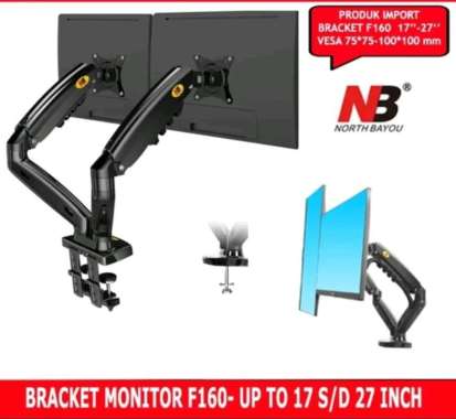 Bracket Monitor Pc Double North Bayou F160 "17-27"