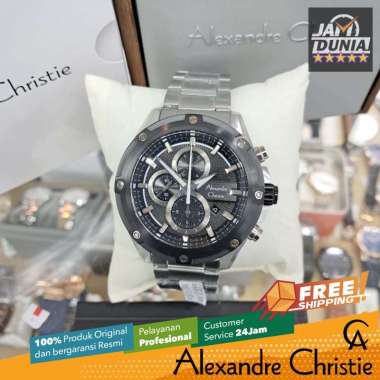 JAM TANGAN ALEXANDRE CHRISTIE PRIA ORIGINAL 6605 M5 AC6605M5 JAM TANGAN ALEXANDER CHRISTIE PRIA NG S