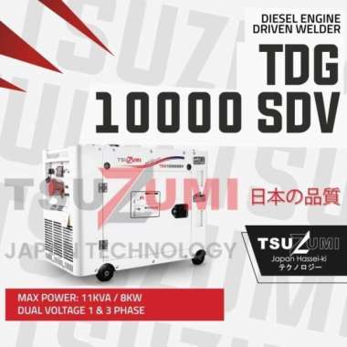 Tsuzumi Genset Silent & Diesel Generator TDG 10000 SDV SSI Japan 220V / Genset 10 KVA Silent Diesel
