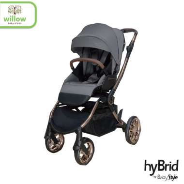 Kereta Dorong Bayi - Hybrid Turn Slate Grey Black Bronze Brown Anodized Chassic