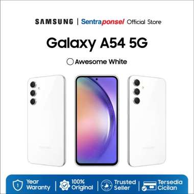 Handphone Samsung Galaxy A54 5G NFC 8GB+128GB White