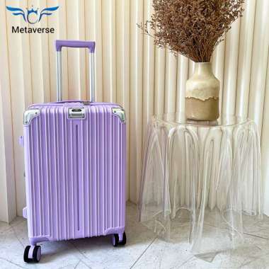 (NEW ARRIVAL) Koper L2248 20" Metaverse Kabin Luggage Koper Zipper Anti Maling Lilac