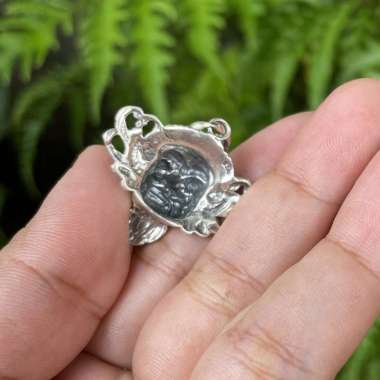 Liontin Mainan Kalung Pendant Perak Silver Bali Barong Rangda Asli 925 Pria Laki Custom Unik