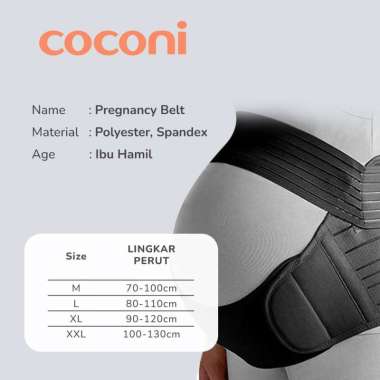COCONI Pregnancy Belt | Korset Penyangga Kehamilan | Penyangga Perut Ibu Hamil M