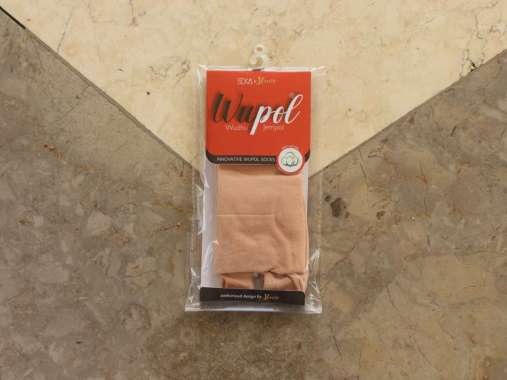 Soka Kaos Kaki Muslimah Wudhu Jempol Katun Wupol Beige