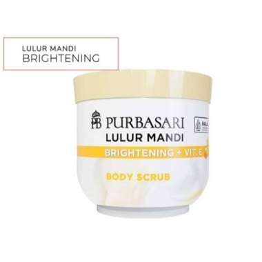 PURBASARI LULUR MANDI 200GR BRIGHTENING+VIT E