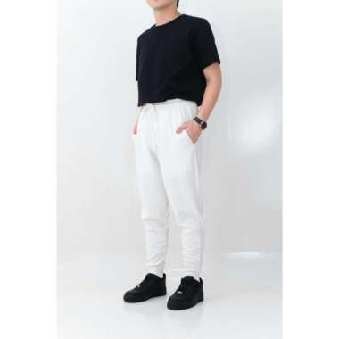Cuba Jogger Long Pants | Celana Panjang Pria Ultra Stretch Jogger H-80 - White, XL M White