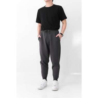 Cuba Jogger Long Pants | Celana Panjang Pria Ultra Stretch Jogger H-80 - White, XL M Stone Grey