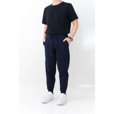 Cuba Jogger Long Pants | Celana Panjang Pria Ultra Stretch Jogger H-80 - White, XL M Navy