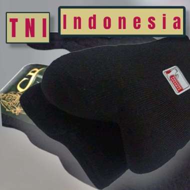 KAOS KAKI HITAM PDL POLY TEBAL/KAOS KAKI TNI/LORENG TNI POLYSTER