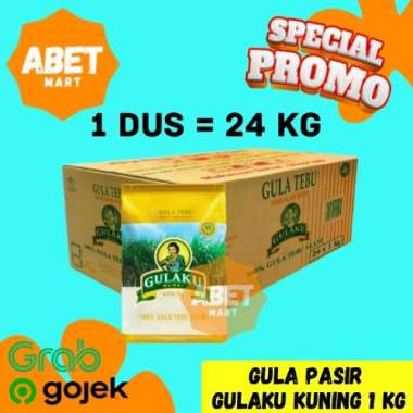 Gulaku Kuning 1 Dus 24Kg - 24 Kg Pcs Gula Pasir Sweet Pak Manis