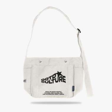 OOTDSUPPLY Sling Bag Canvas Culture Dark Army & Broken White l Canvas Bag l Slingbag Skena | Hand Ba