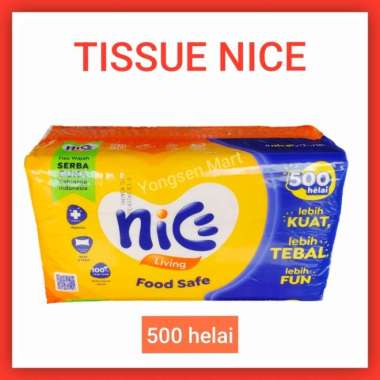 ( 1 PCS ) Tisu tissue NICE 500 helai facial tissue 250 sheet 2 ply