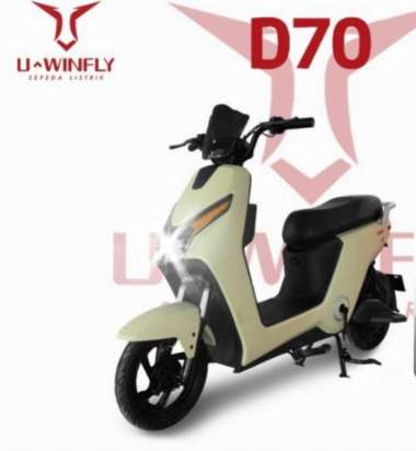 Sepeda Listrik Uwinfly D70 New 2024 Biru