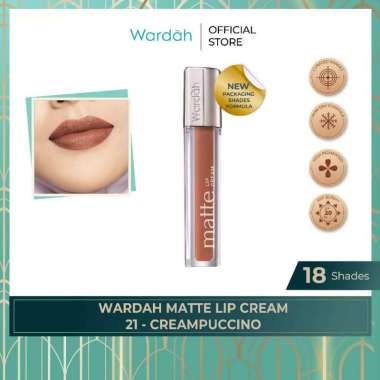 WARDAH EXCLUSIVE MATTE LIP CREAM 21 Creampuccino