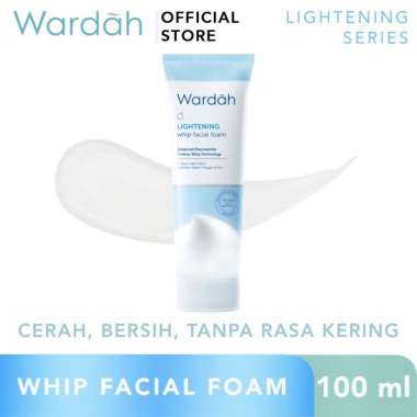Wardah Lightening Whip Facial Foam/Cuci muka untuk kulit berminyak 50ml