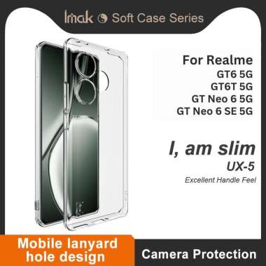 Case Realme GT6 GT 6 5G IMAK UX-5 TPU Casing Transparant